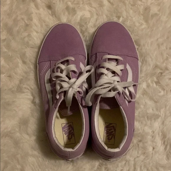 Vans Pink and White Sneakers Casual Style - Picture 4 of 5